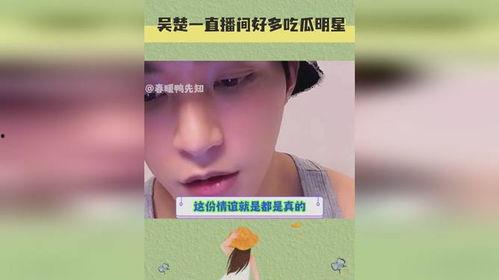 吴楚一直播娱乐圈吃瓜,娱乐圈吃瓜盛宴,揭秘明星幕后故事